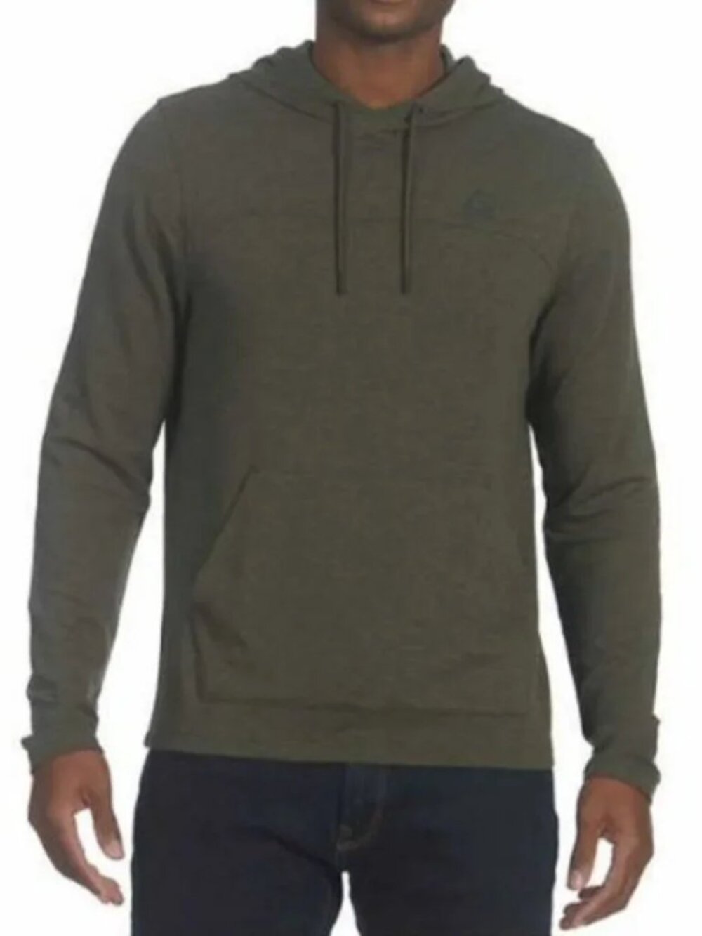 NEW Gerry Performance Olive Pull Over Pocket Long sleeve Hoodie Hooded Top Shirt